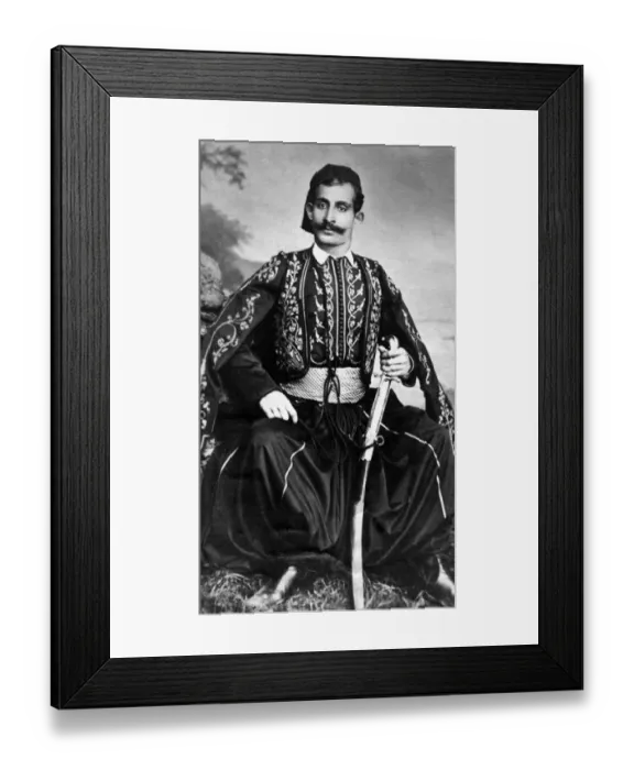 Framed Print : 30-35 years, adult, archival, asian, b, black & white, brunette, clothing, culture