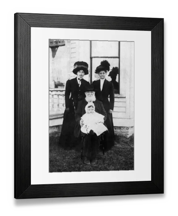 Framed Print : 25-30 years, 60-64 years, adult, archival, baby, baby girl, black & white, black + white Framed Print : 25-30 years, 60-64 years, adult, archival, baby, baby girl, black & white, black + white