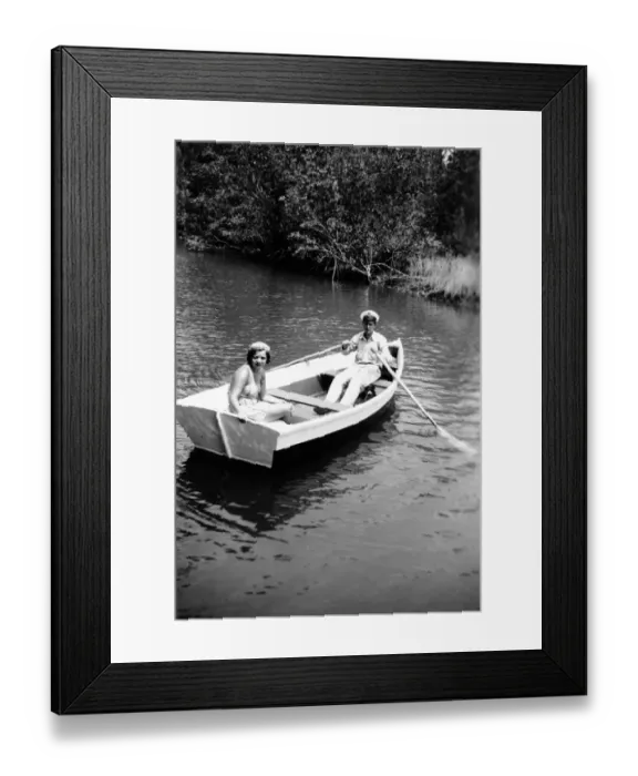 Framed Print : 522, adult, antique, black & white, boat, boating, body of water, caucasian, copy space Framed Print : 522, adult, antique, black & white, boat, boating, body of water, caucasian, copy space