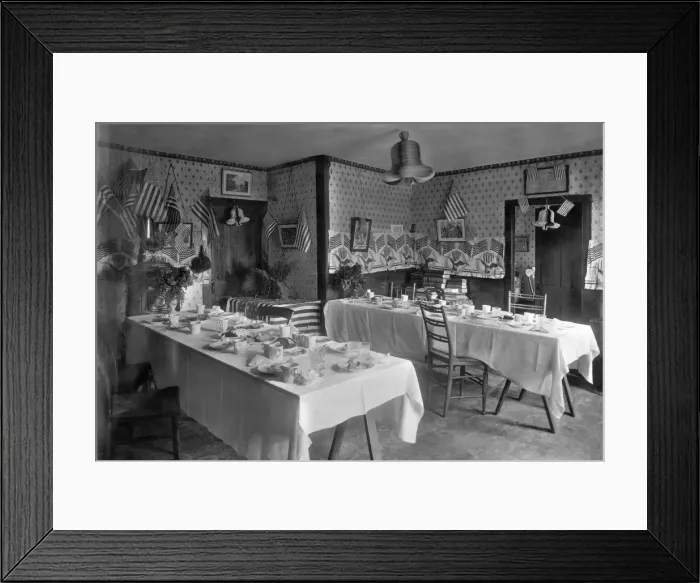 Framed Print : archival, black & white, c, celebration, day, decorations, dining, dining room, dining tables Framed Print : archival, black & white, c, celebration, day, decorations, dining, dining room, dining tables