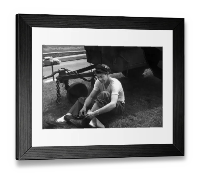 Framed Print : adult, armed forces, b, black & white, caucasian, circa, historical, military, man