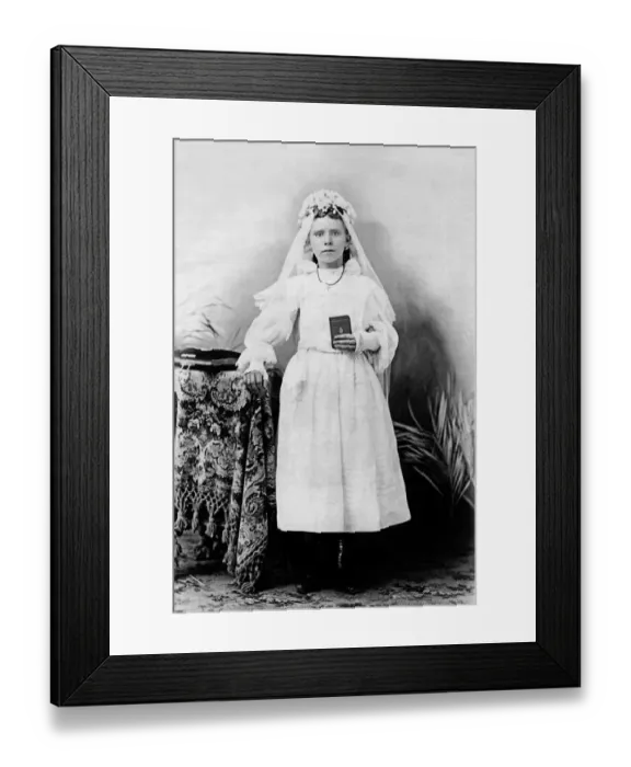 Framed Print : 7-9 years, archival, b, bible, black & white, caucasian, celebration, ceremony, child Framed Print : 7-9 years, archival, b, bible, black & white, caucasian, celebration, ceremony, child