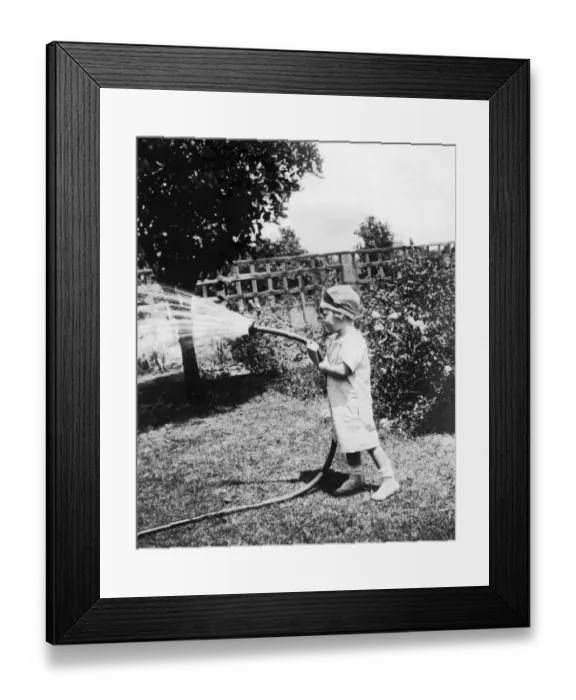 Framed Print : black & white, black + white, black and white, child, caucasian, female, historical Framed Print : black & white, black + white, black and white, child, caucasian, female, historical