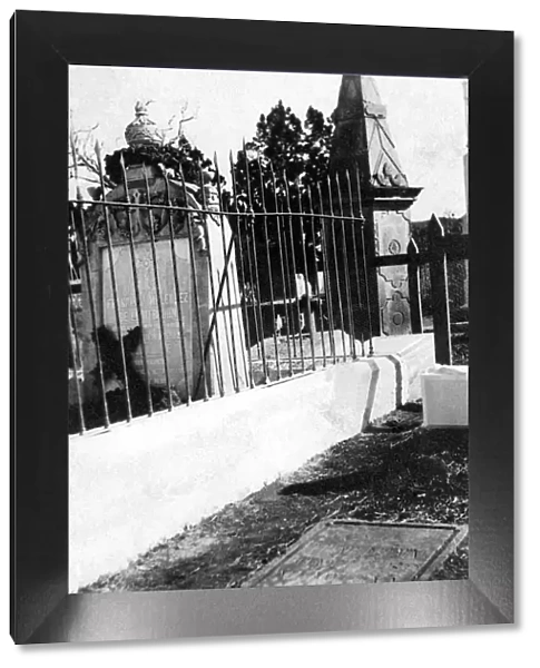 archival, black & white, burial, burial ground, c, cemetery, death, fence, grave yard