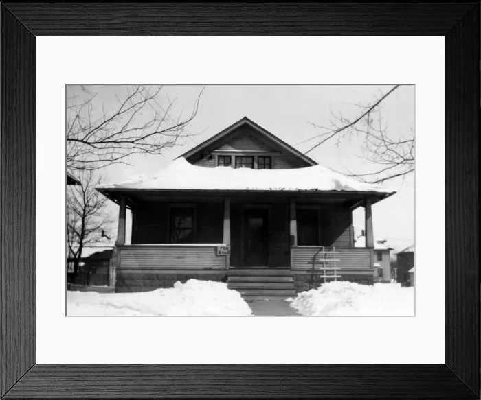 Framed Print : archival, black & white, exterior, front porch, historical, home, house, low angle view Framed Print : archival, black & white, exterior, front porch, historical, home, house, low angle view
