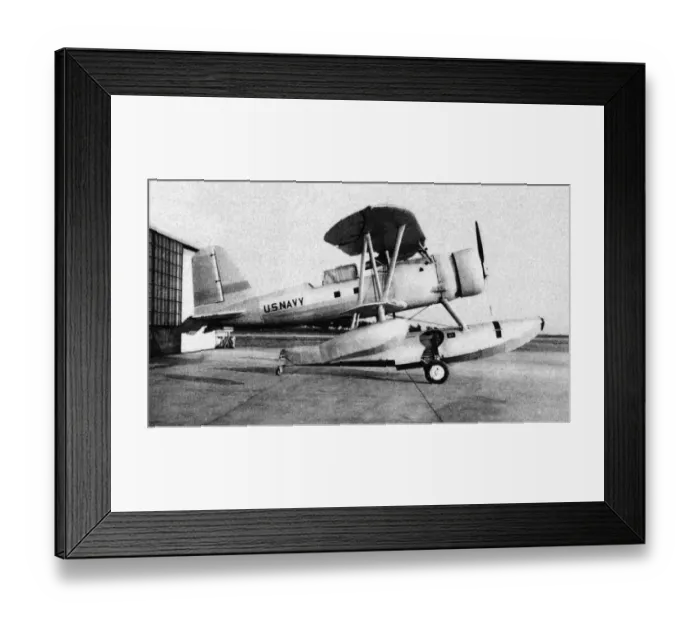 Framed Print : aircraft, airplane, archival, armed forces, black & white, day, historical, military
