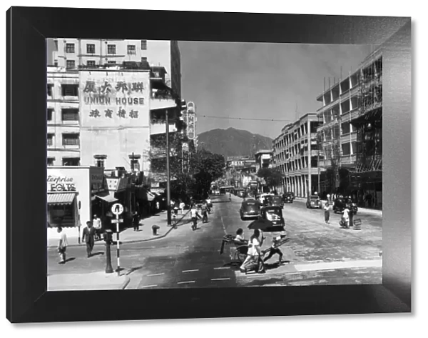 archival, asia, asian, black & white, buildings, c, china, culture, historical, hong kong