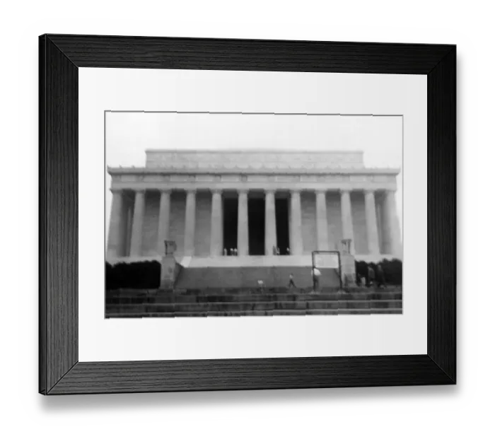 Framed Print : archival, black & white, building, c, columns, historical, jefferson memorial, lincoln memorial Framed Print : archival, black & white, building, c, columns, historical, jefferson memorial, lincoln memorial