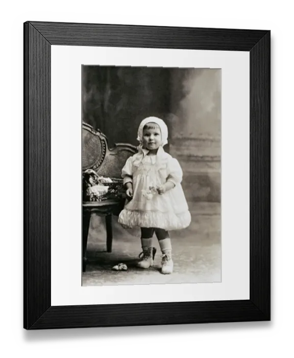 Framed Print : Girl Posing in Dress Framed Print : Girl Posing in Dress