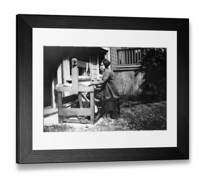 Framed Print : 20-25 years, adult, archival, black & white, brunette, c, caucasian, cloth, fabric