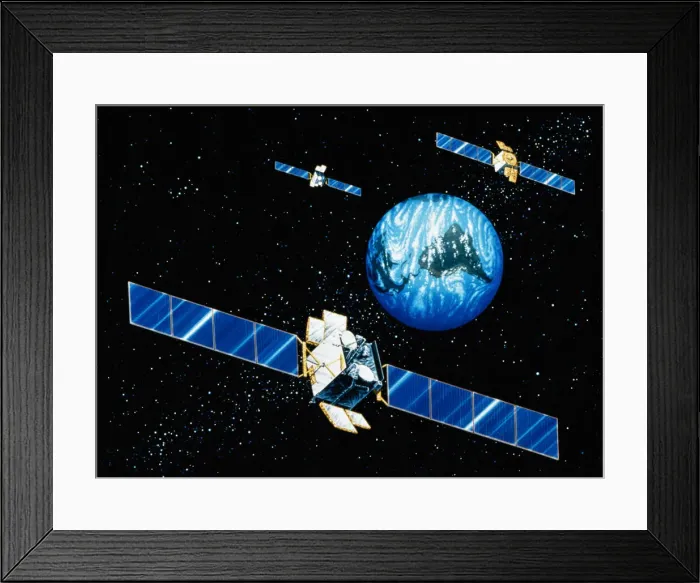 Framed Print : Aerospace Industry, Alternative Energy, Communicating, Communication, Constellation
