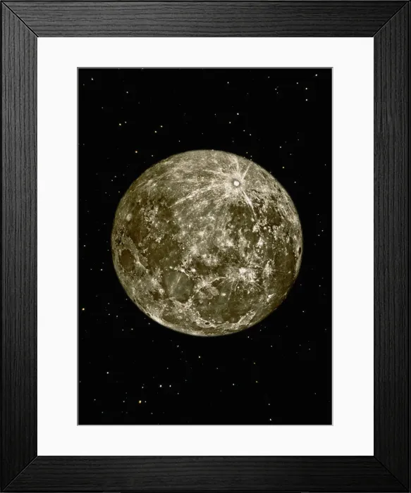 Framed Print : Earths Moon from Space Framed Print : Earths Moon from Space