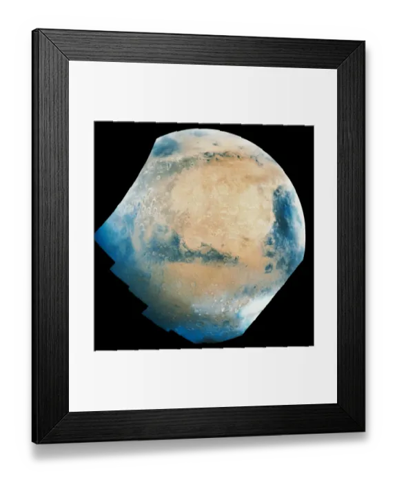 Framed Print : Hemisphere of Mars Framed Print : Hemisphere of Mars