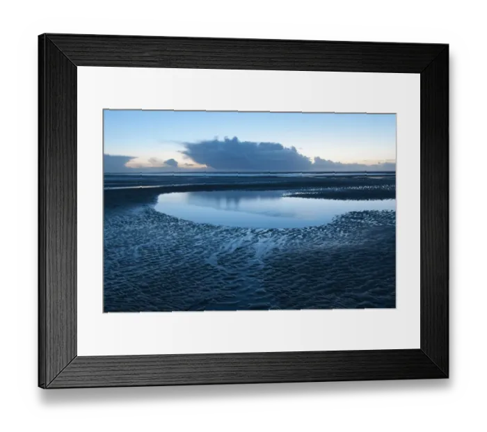 Framed Print : atmospheric, cloud, cloudy, coast, dim, evening light, evenings, exterior views, mudflat Framed Print : atmospheric, cloud, cloudy, coast, dim, evening light, evenings, exterior views, mudflat