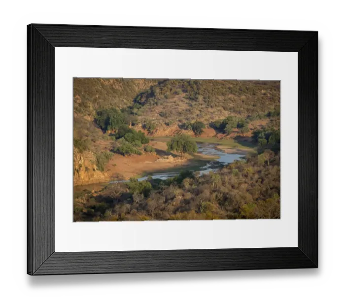 Framed Print : african, exterior views, landscape shot, river course, riverside, rural, south african Framed Print : african, exterior views, landscape shot, river course, riverside, rural, south african
