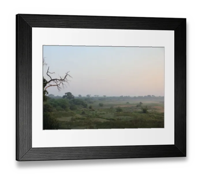 Framed Print : Early morning mist rising over the floodplain of the Letaba River in the Kruger National Framed Print : Early morning mist rising over the floodplain of the Letaba River in the Kruger National