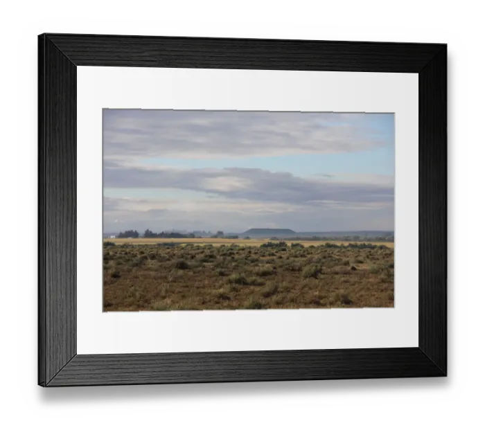 Framed Print : An artistic landscape of the scrub and farmlands around Hopetown in the Northern Framed Print : An artistic landscape of the scrub and farmlands around Hopetown in the Northern