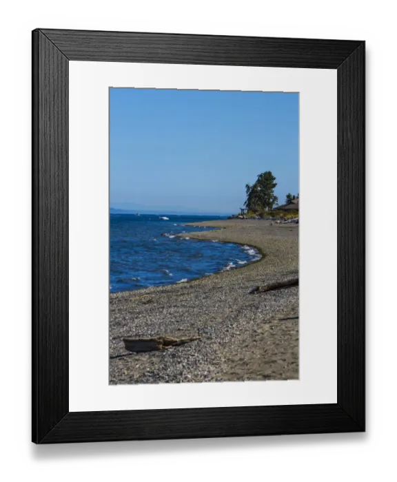 Framed Print : Seashore on sunny day, Puget Sound, Fay Bainbridge Park, Bainbridge Island, Washington State, USA Framed Print : Seashore on sunny day, Puget Sound, Fay Bainbridge Park, Bainbridge Island, Washington State, USA
