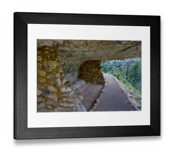 Framed Print : Ancient cliff dwellings, Walnut Canyon National Monument, Arizona, USA Framed Print : Ancient cliff dwellings, Walnut Canyon National Monument, Arizona, USA