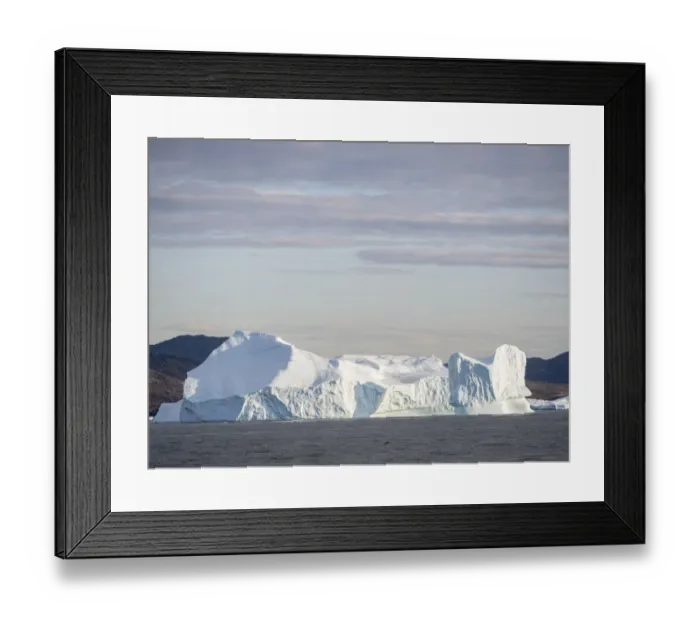 Framed Print : Iceberg in Disko Bay (Qeqertarsuup Tunua), Ilulissat, Avannaata, Greenland, Denmark Framed Print : Iceberg in Disko Bay (Qeqertarsuup Tunua), Ilulissat, Avannaata, Greenland, Denmark