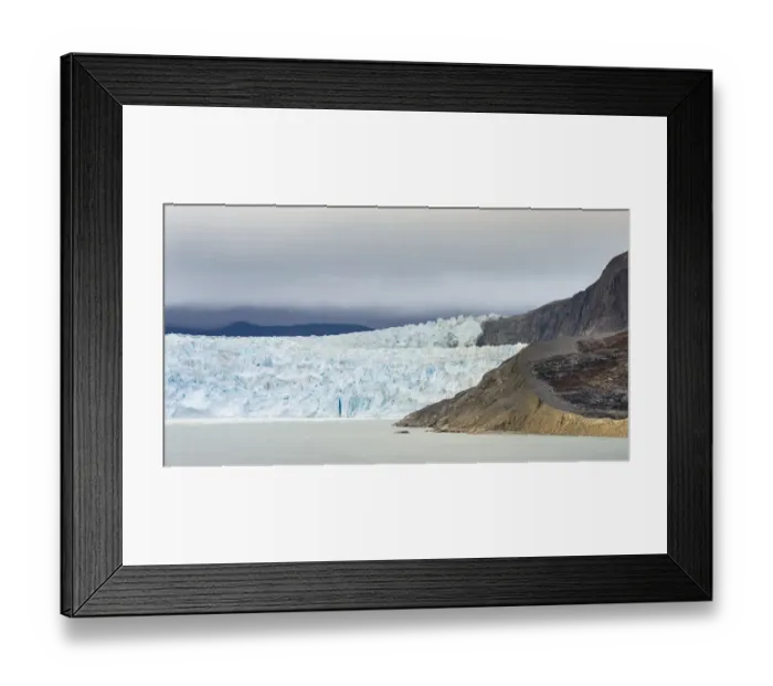 Framed Print : Landscape with Glacier Eqip (Eqip Sermia), Oqaatsut, Avannaata, Greenland, Denmark Framed Print : Landscape with Glacier Eqip (Eqip Sermia), Oqaatsut, Avannaata, Greenland, Denmark