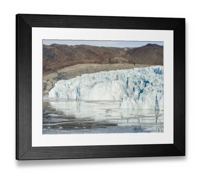 Framed Print : Landscape with Glacier Eqip (Eqip Sermia), Oqaatsut, Avannaata, Greenland, Denmark Framed Print : Landscape with Glacier Eqip (Eqip Sermia), Oqaatsut, Avannaata, Greenland, Denmark