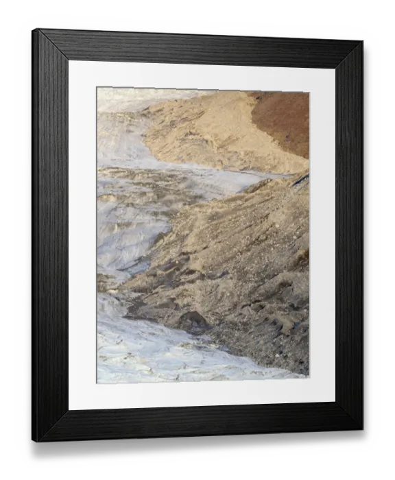 Framed Print : Russell Glacier at Greenland Ice Sheet, Kangerlussuaq, Greenland, Denmark