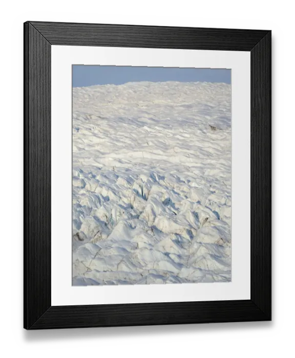 Framed Print : Russell Glacier at Greenland Ice Sheet, Kangerlussuaq, Greenland, Denmark