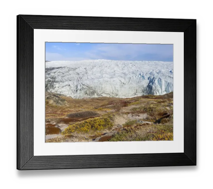 Framed Print : Russell Glacier at Greenland Ice Sheet, Kangerlussuaq, Greenland, Denmark Framed Print : Russell Glacier at Greenland Ice Sheet, Kangerlussuaq, Greenland, Denmark