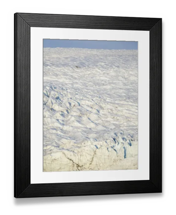 Framed Print : Russell Glacier at Greenland Ice Sheet, Kangerlussuaq, Greenland, Denmark