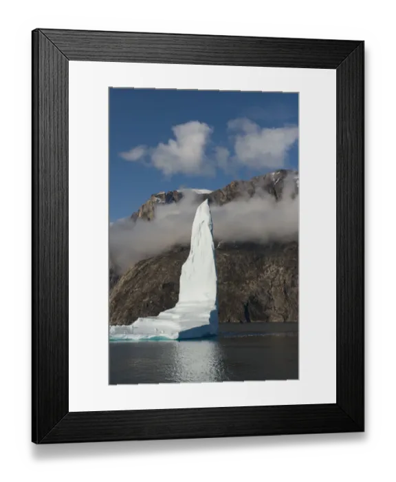 Framed Print : Iceberg in bay, Nordvestfjord, Scoresbysund, (Scoresby Sund), Greenland Framed Print : Iceberg in bay, Nordvestfjord, Scoresbysund, (Scoresby Sund), Greenland