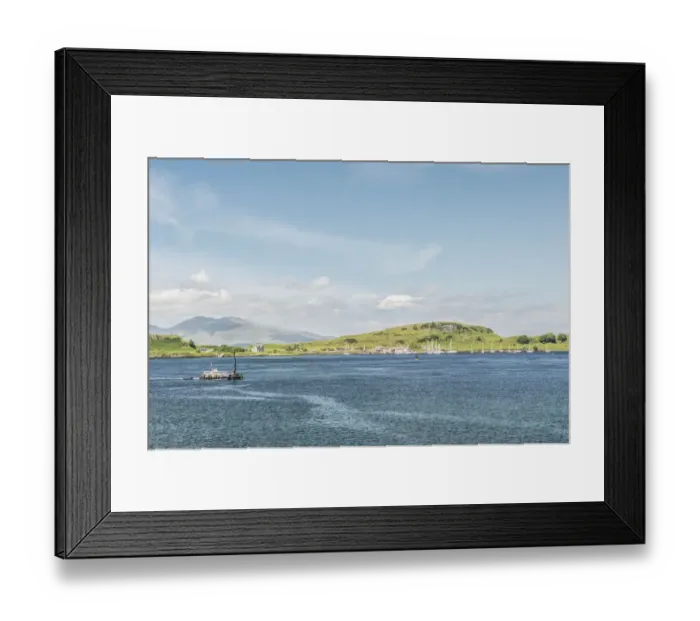 Framed Print : Yachts at harbor, Oban, Scotland, UK Framed Print : Yachts at harbor, Oban, Scotland, UK