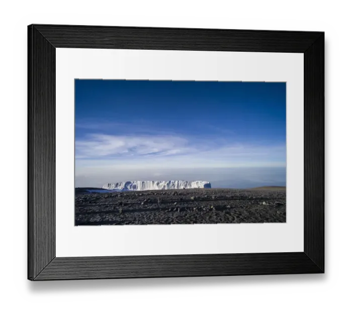 Framed Print : Scenic view of glaciers at Uhuru Peak, Kibo, Mount Kilimanjaro, Kilimanjaro Region, Tanzania Framed Print : Scenic view of glaciers at Uhuru Peak, Kibo, Mount Kilimanjaro, Kilimanjaro Region, Tanzania