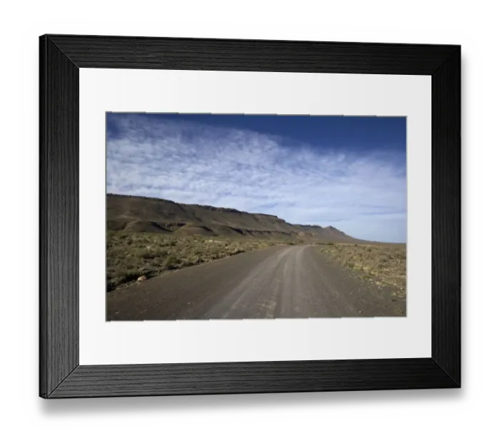 Framed Print : semi desert landscape, small Karoo, klein Karoo, dirt road cape town, south Africa Framed Print : semi desert landscape, small Karoo, klein Karoo, dirt road cape town, south Africa