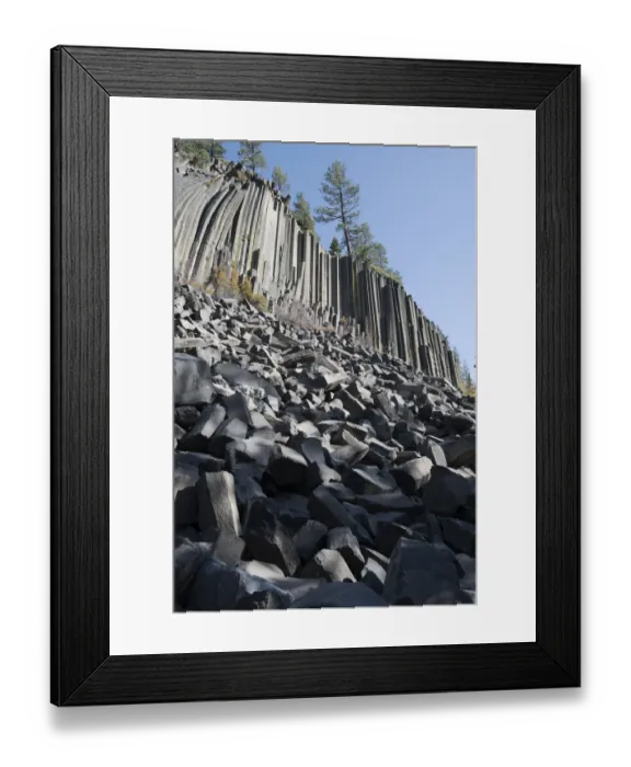 Framed Print : Devils Postpile National Monument, Mammoth Mountain, Mammoth Lakes, California, USA Framed Print : Devils Postpile National Monument, Mammoth Mountain, Mammoth Lakes, California, USA