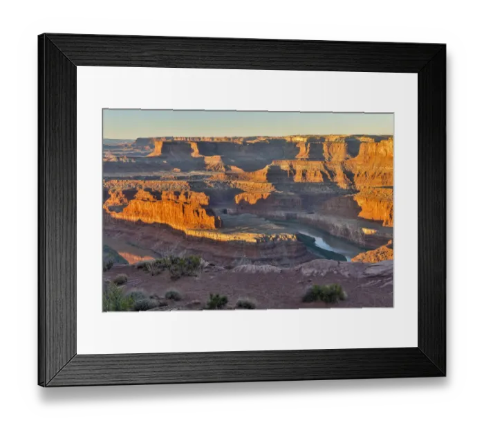 Framed Print : Dead Horse Point in early morning, Dead Horse State Park, Moab, Utah, USA Framed Print : Dead Horse Point in early morning, Dead Horse State Park, Moab, Utah, USA
