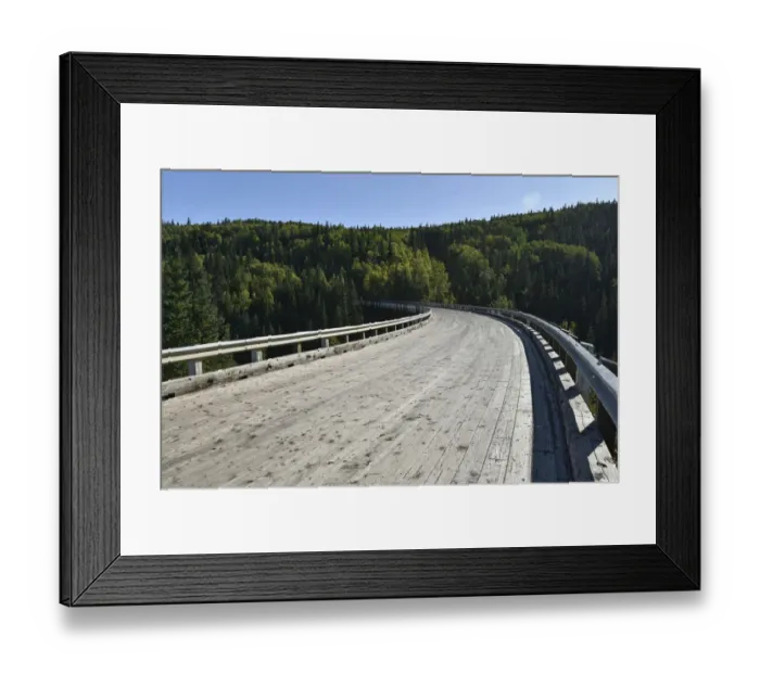 Framed Print : Kiskatinaw Bridge, Dawson Creek, British Columbia, Canada Framed Print : Kiskatinaw Bridge, Dawson Creek, British Columbia, Canada