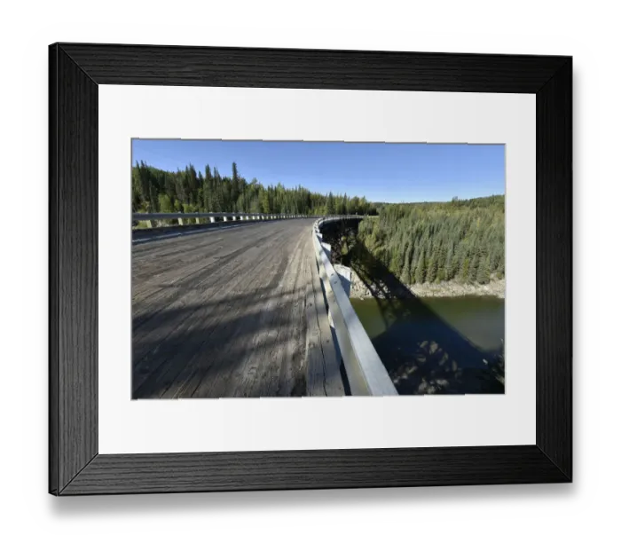 Framed Print : Kiskatinaw Bridge, Dawson Creek, British Columbia, Canada Framed Print : Kiskatinaw Bridge, Dawson Creek, British Columbia, Canada