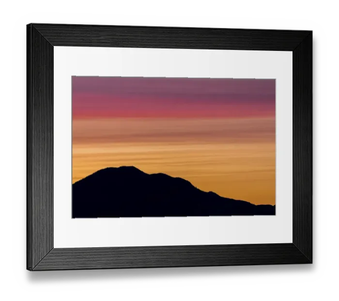 Framed Print : Sunset over Mount Walker, Seabeck, Washington State, USA Framed Print : Sunset over Mount Walker, Seabeck, Washington State, USA