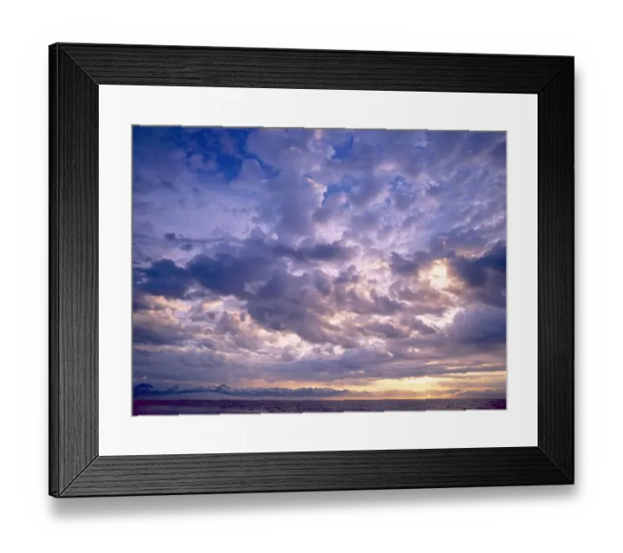 Framed Print : Dramatic sky over landscape, Alaska, USA Framed Print : Dramatic sky over landscape, Alaska, USA