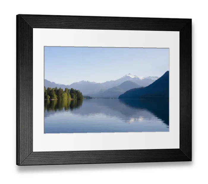 Framed Print : Mt. Shuksan reflected in morning light on calm Baker Lake, Washington State, USA Framed Print : Mt. Shuksan reflected in morning light on calm Baker Lake, Washington State, USA