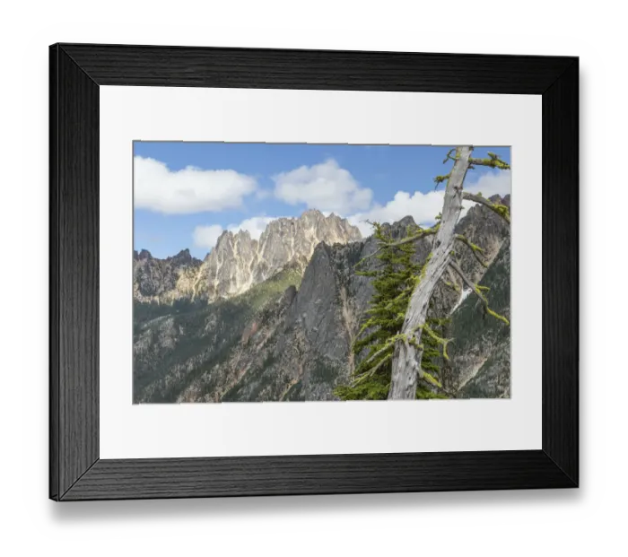 Framed Print : Mountain top landscape, North Cascades National Park, Washington State, USA Framed Print : Mountain top landscape, North Cascades National Park, Washington State, USA