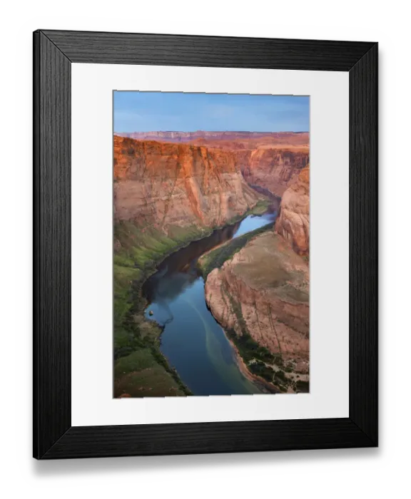 Framed Print : Colorado River flowing around Horseshoe Bend, Arizona, USA Framed Print : Colorado River flowing around Horseshoe Bend, Arizona, USA