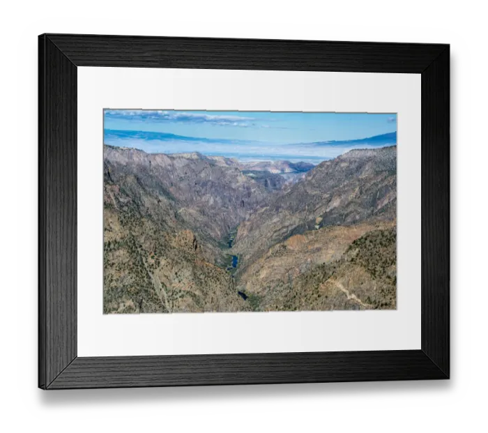 Framed Print : Gunnison River winding through Black Canyon, Colorado, USA Framed Print : Gunnison River winding through Black Canyon, Colorado, USA