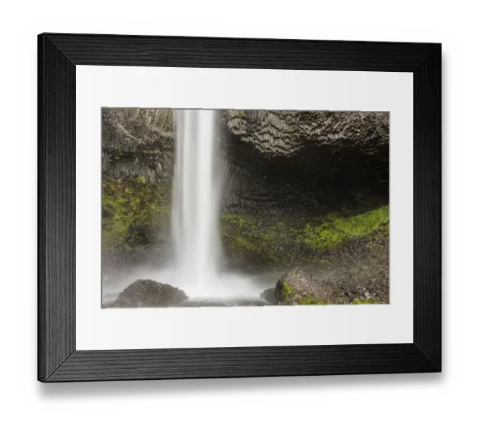 Framed Print : Landscape with Latourell Falls, Columbia River Gorge area, Oregon, USA Framed Print : Landscape with Latourell Falls, Columbia River Gorge area, Oregon, USA