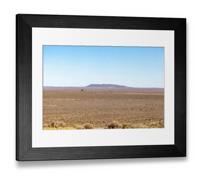 Framed Print : The dry and arid landscape of the Karoo in the Northern Cape South Africa Framed Print : The dry and arid landscape of the Karoo in the Northern Cape South Africa
