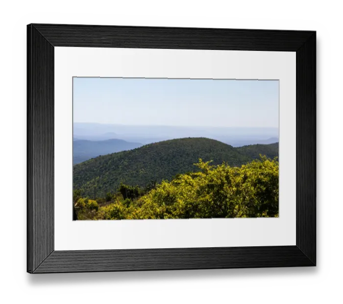 Framed Print : The rolling hills and bush near the fish river valley, which is very close to Grahamstown Framed Print : The rolling hills and bush near the fish river valley, which is very close to Grahamstown