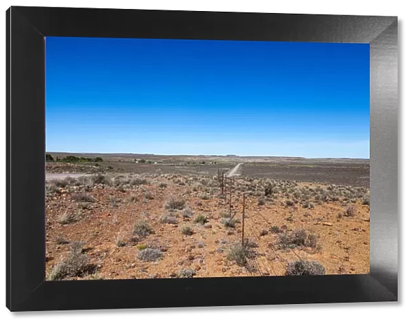The dry and arid landscape of the Karoo in the Northern Cape South Africa