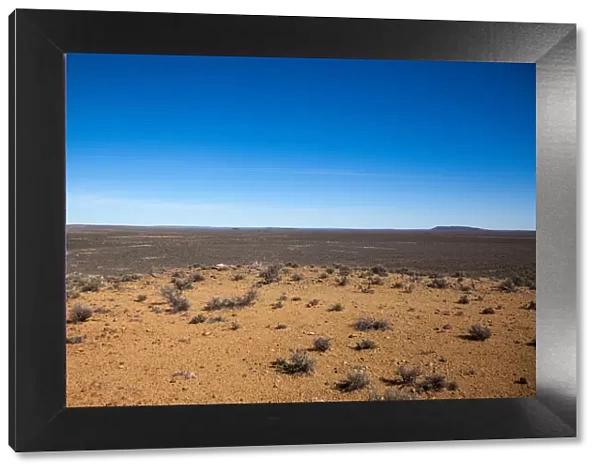 The dry and arid landscape of the Karoo in the Northern Cape South Africa