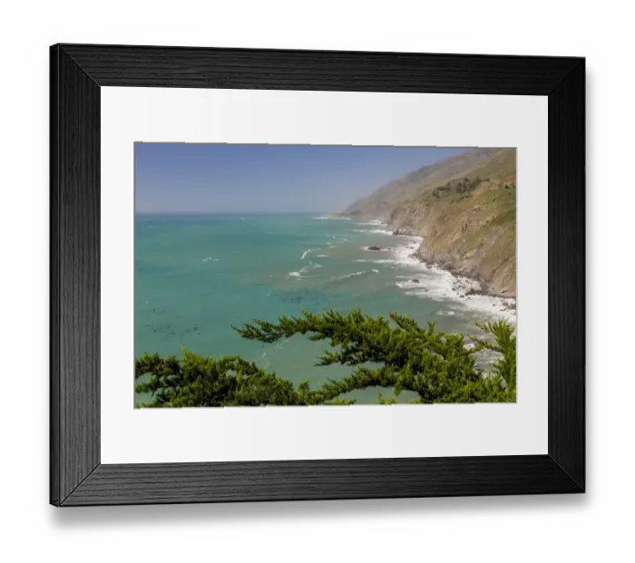 Framed Print : Ragged Point landscape, Big Sur, California, USA Framed Print : Ragged Point landscape, Big Sur, California, USA